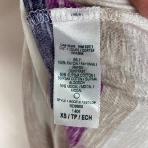 Splendid Strapless Striped Maxi Dress Very‎ Berry Size XS Horizon USA Made Boho - Picture 6 of 13